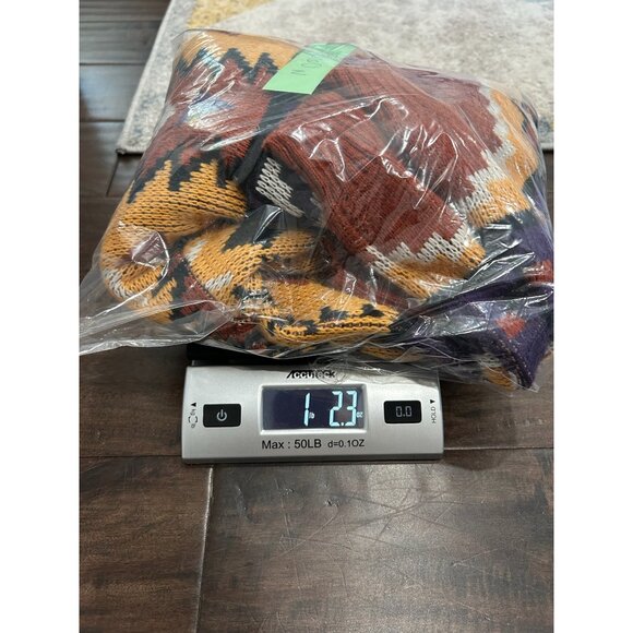 Vintage MCII Southwest Style Geometric Pattern Mock Neck Sweater Sz Medium - Picture 9 of 9